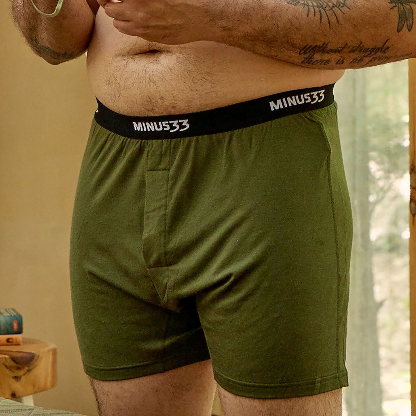 Microweight Men's Wool Boxer Shorts - Woolverino