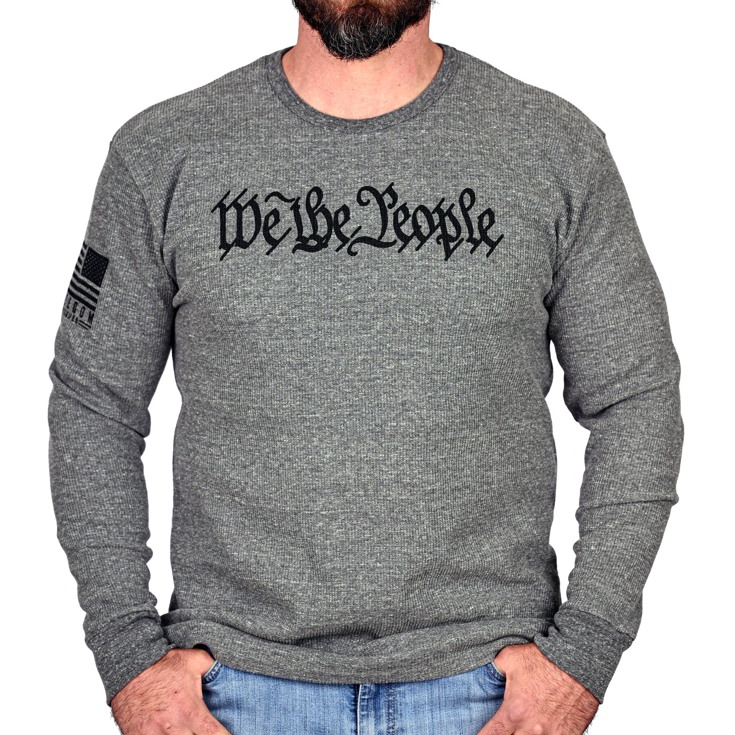 Men's "We The People" Patriotic Long Sleeve Thermal