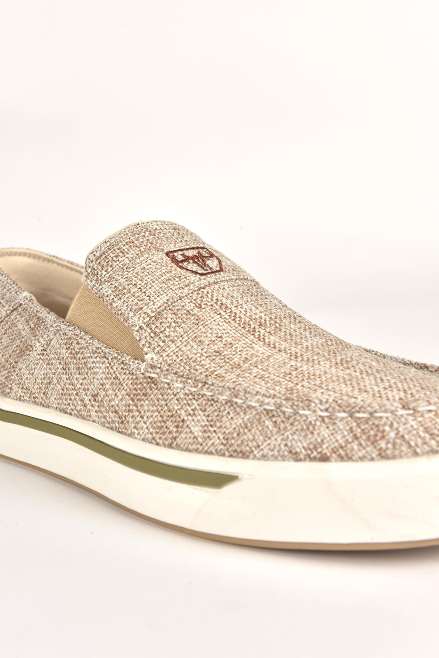 Mens Heather Canvas Slip-On Sneaker