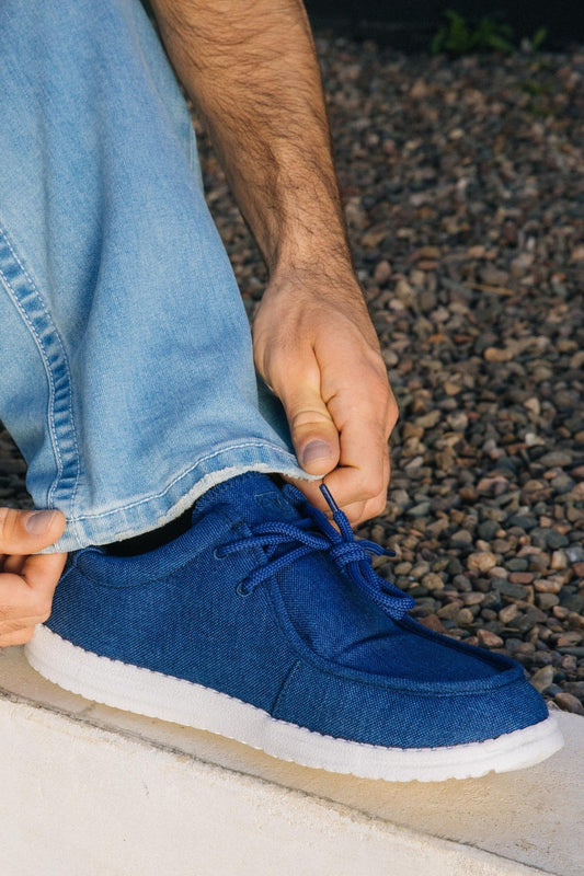 Mens Lightweight Heather Canvas Sneaker