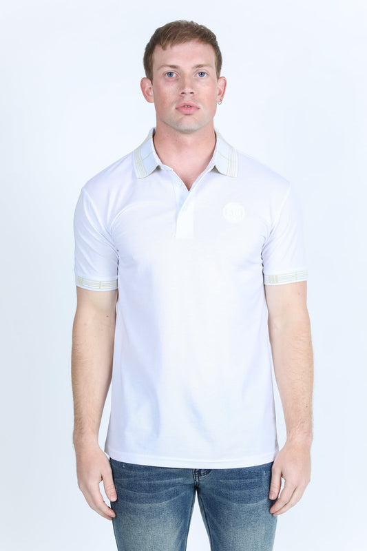 Mens Modern Fit Stretch Fashion Polo