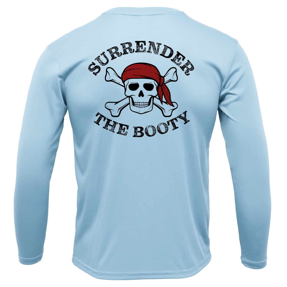 Texas Freshwater Born "Surrender The Booty" Men's Long Sleeve UPF 50+ Dry-Fit Shirt