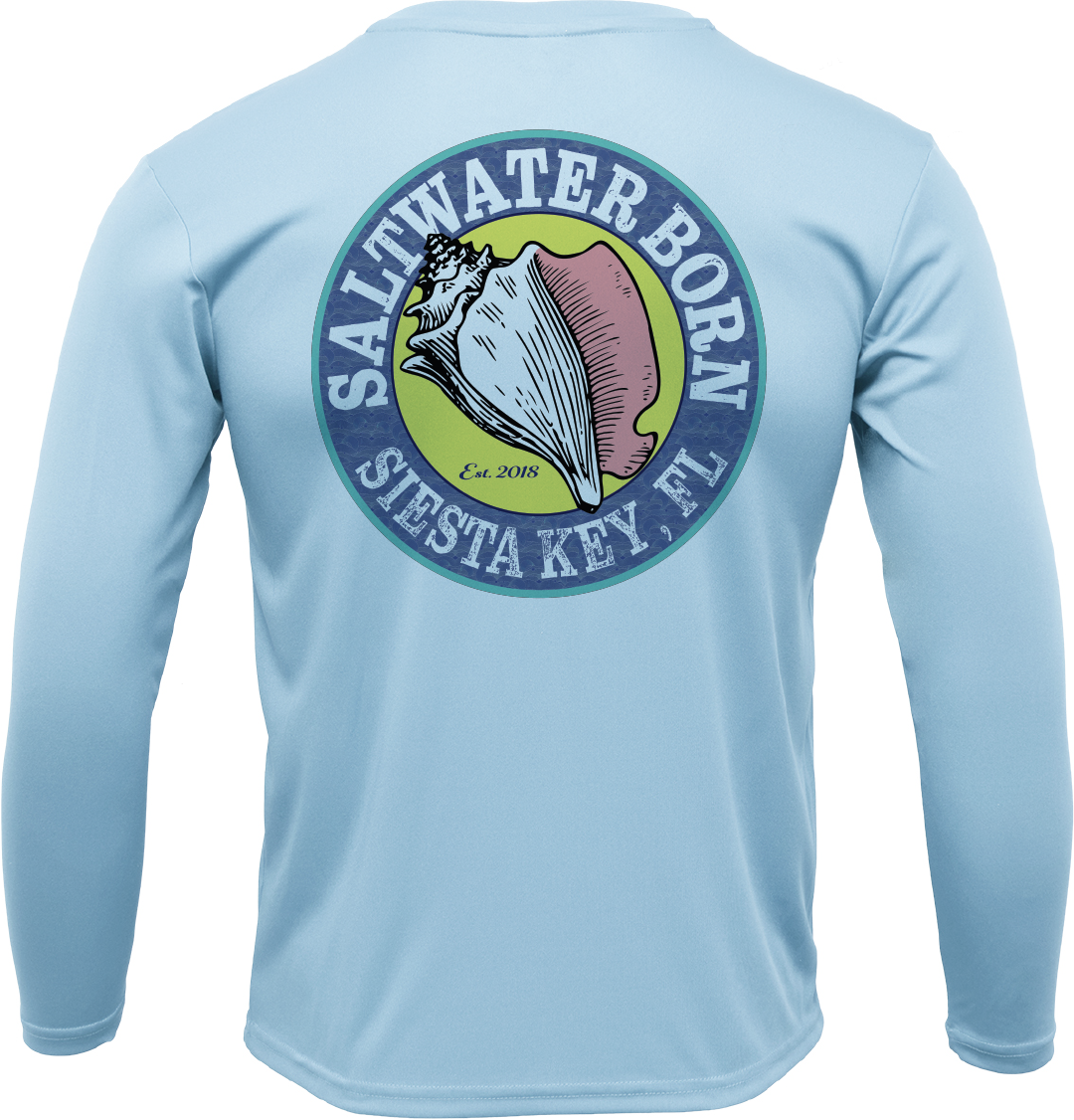 SK Mahi on Chest Long Sleeve UPF 50+ Dry-Fit Shirt