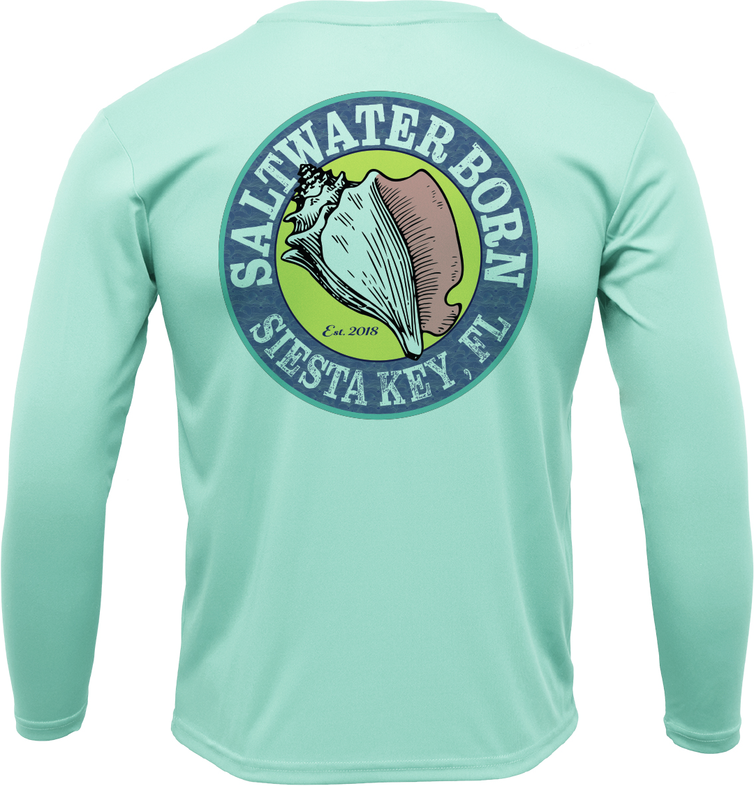 SK Mahi on Chest Long Sleeve UPF 50+ Dry-Fit Shirt
