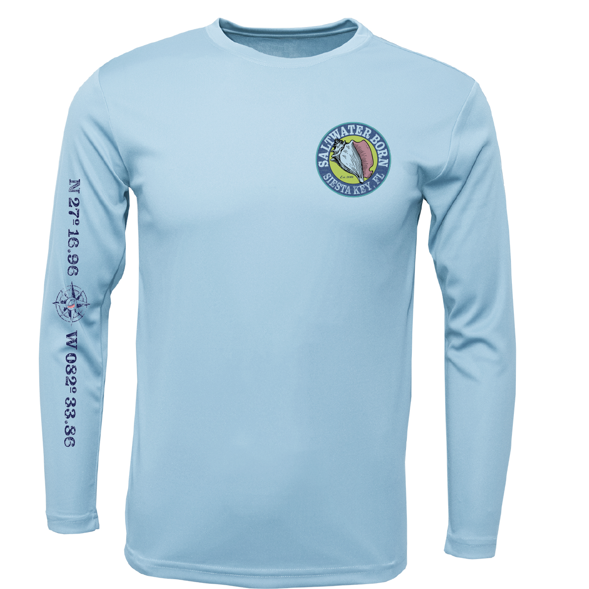 Siesta Key Hogfish Long Sleeve UPF 50+ Dry-Fit Shirt