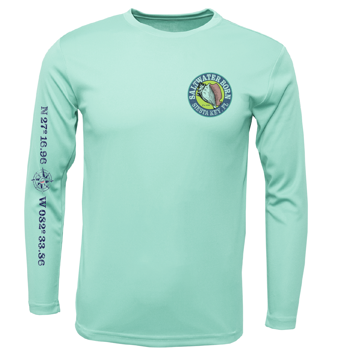 Siesta Key Hogfish Long Sleeve UPF 50+ Dry-Fit Shirt