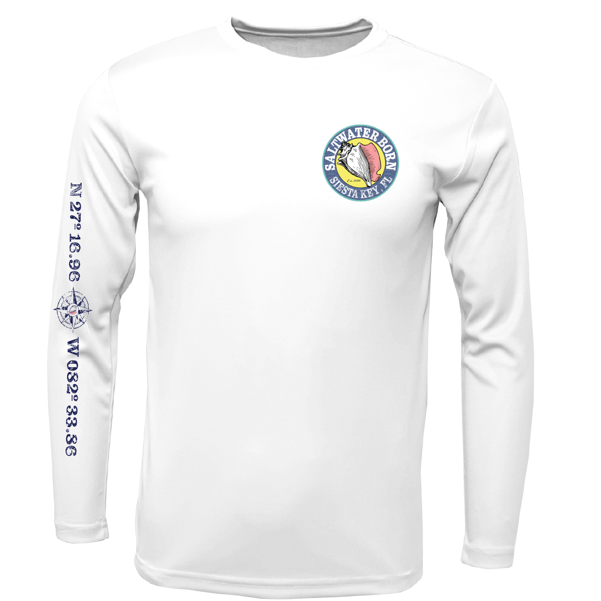 Siesta Key Hogfish Long Sleeve UPF 50+ Dry-Fit Shirt