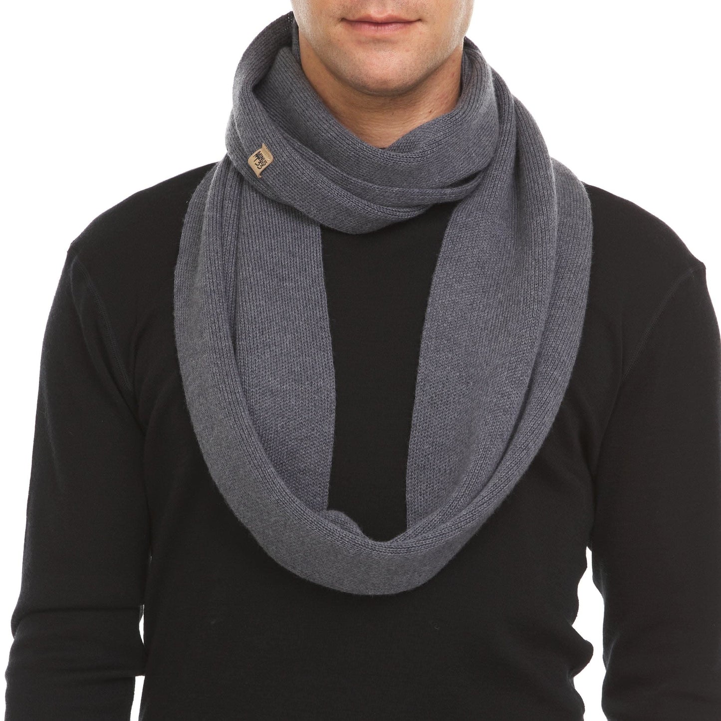 100% Merino Wool Infinity Loop Scarf - Midweight