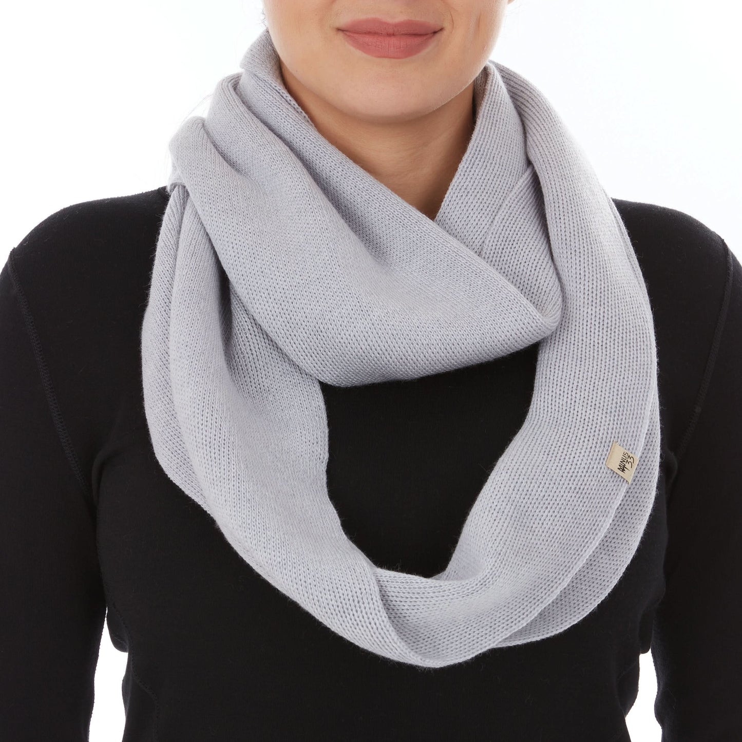 100% Merino Wool Infinity Loop Scarf - Midweight