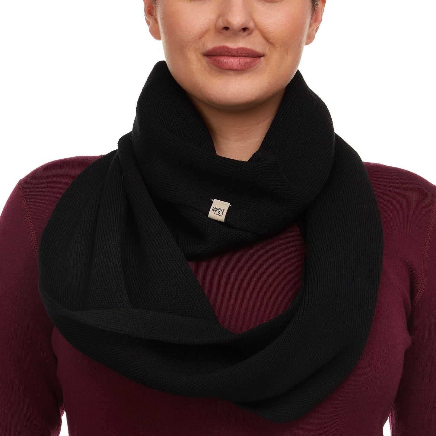 100% Merino Wool Infinity Loop Scarf - Midweight