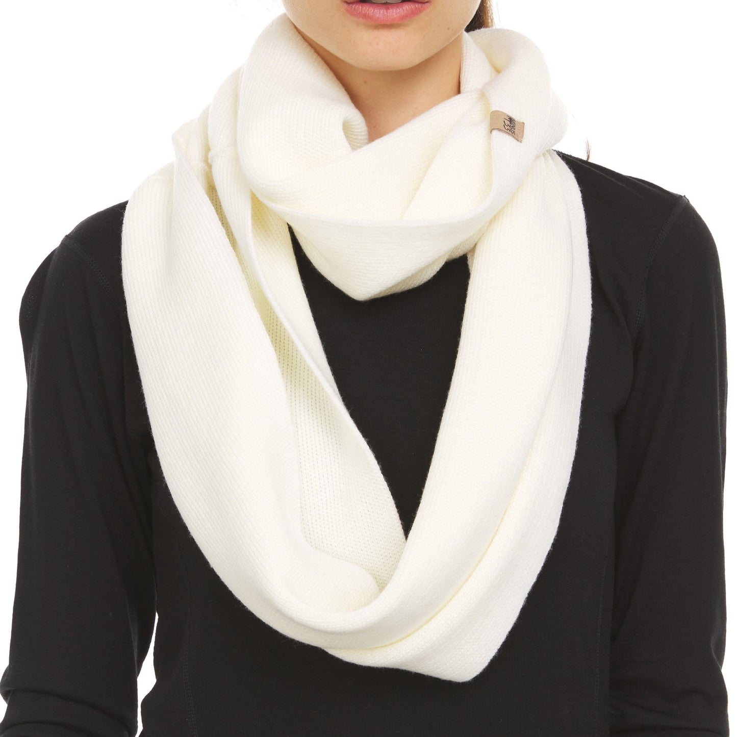100% Merino Wool Infinity Loop Scarf - Midweight