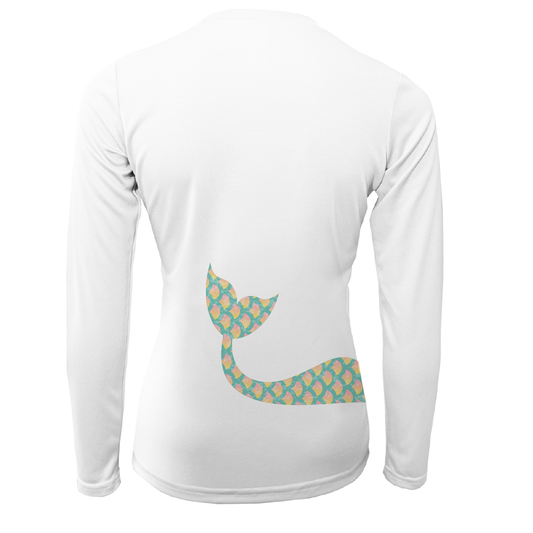 Mermaid Wrap Women's Long Sleeve UPF 50+ Dry-Fit Shirt