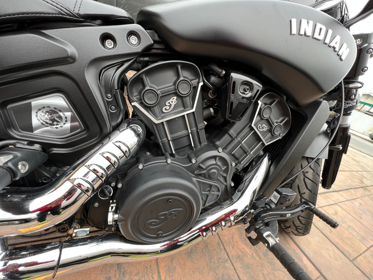 Indian Scout Mid-Frame Insert - Mexico Flag