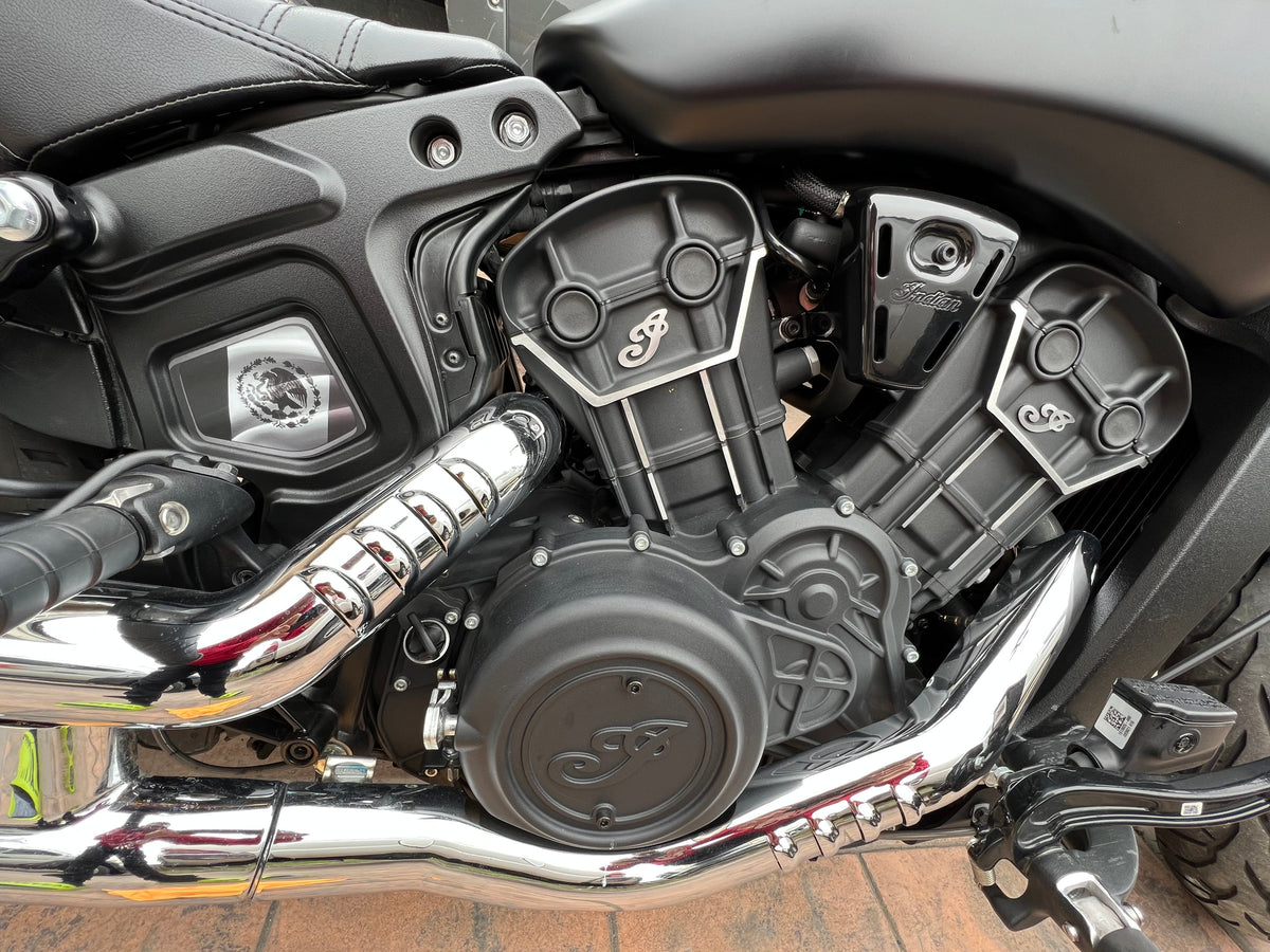 Indian Scout Mid-Frame Insert - Mexico Flag