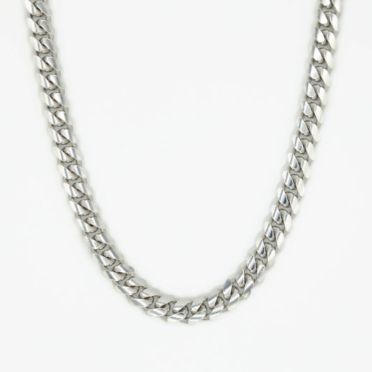 Silver Miami Cuban Chain 13mm