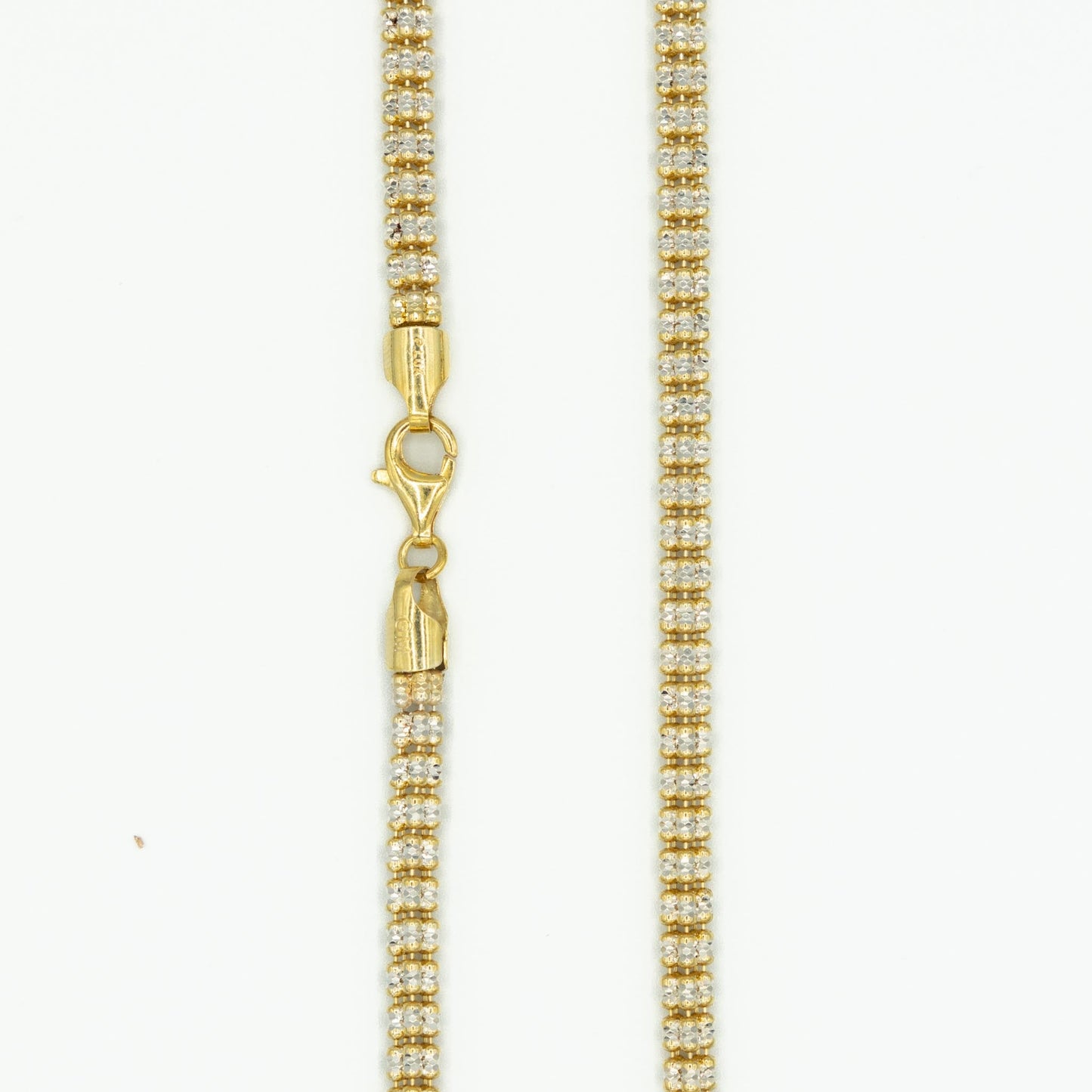 Two Tone Gold Ice Chain 5mm