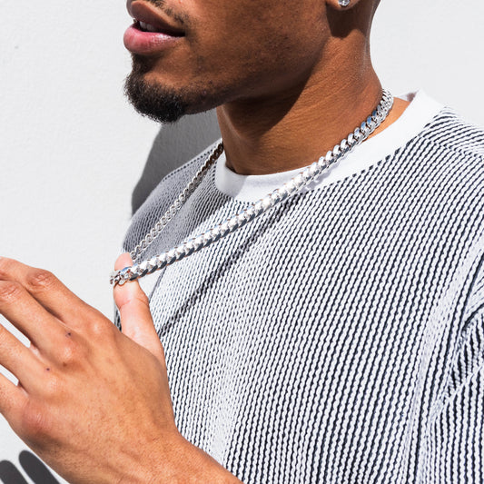 Silver Miami Cuban Chain 10mm Heavy