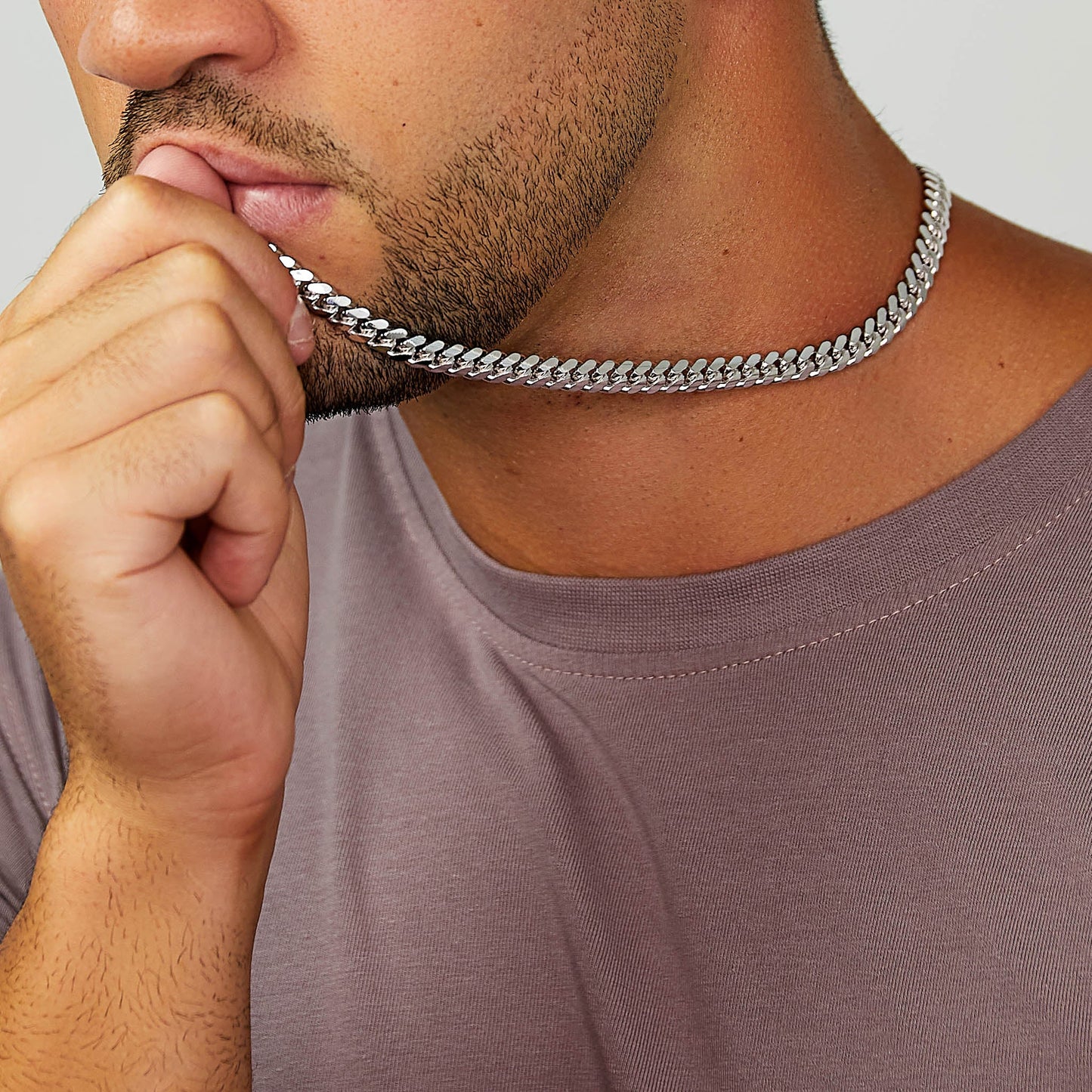 Silver Miami Cuban Chain 7mm