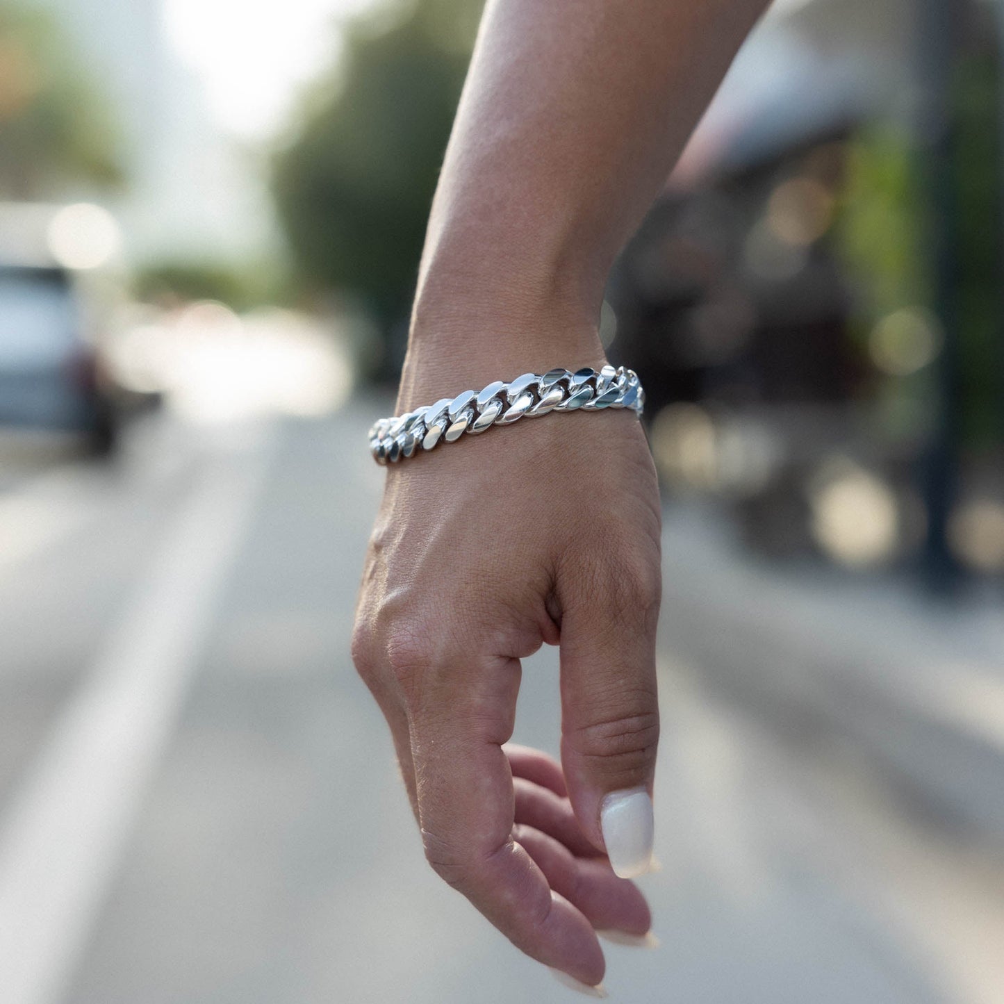 Silver Miami Cuban Bracelet 10mm