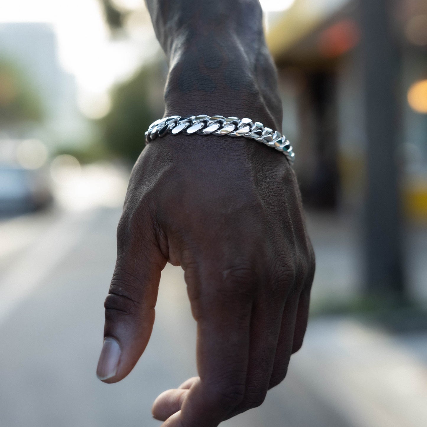 Silver Miami Cuban Bracelet 10mm