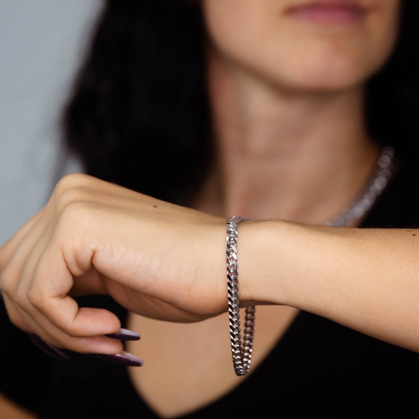 Silver Miami Cuban Bracelet 5mm