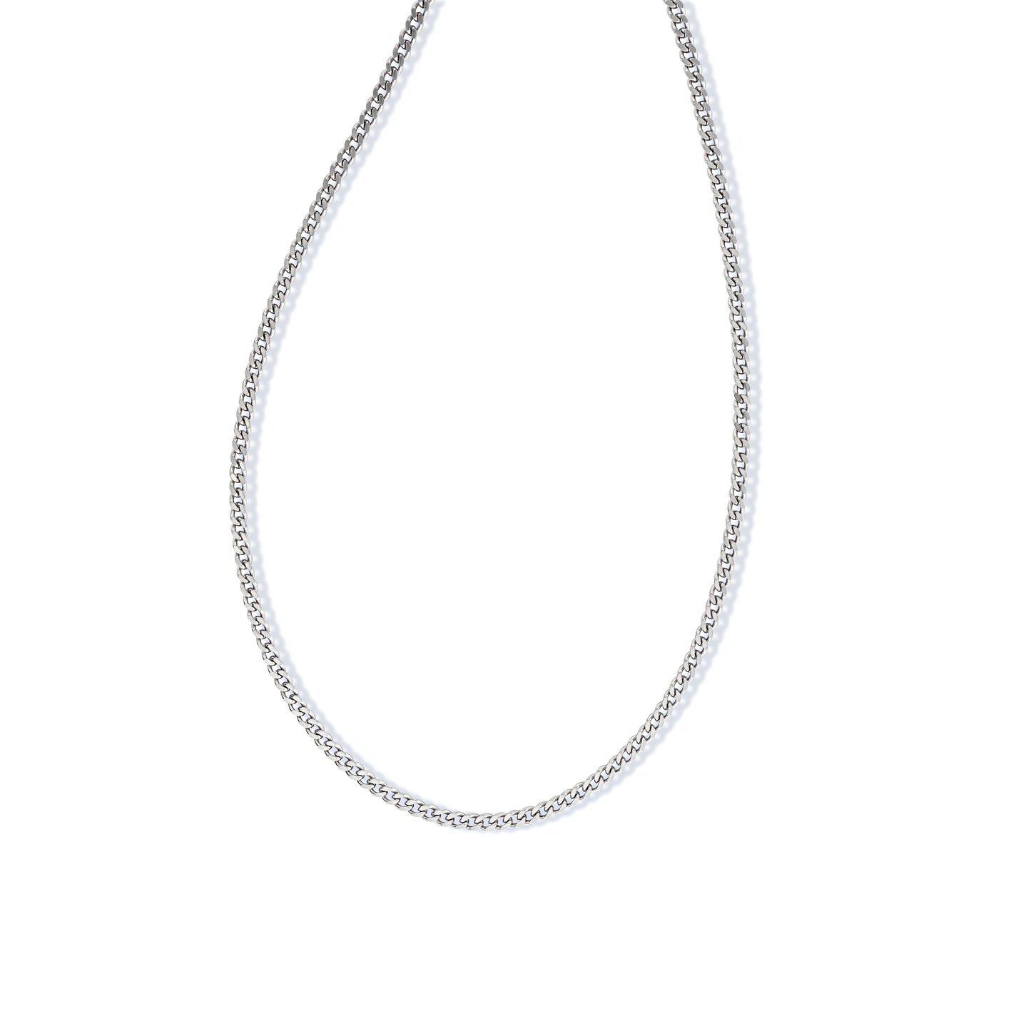 Micro Silver Cuban Link Chain | 3.5mm | Stainless Steel