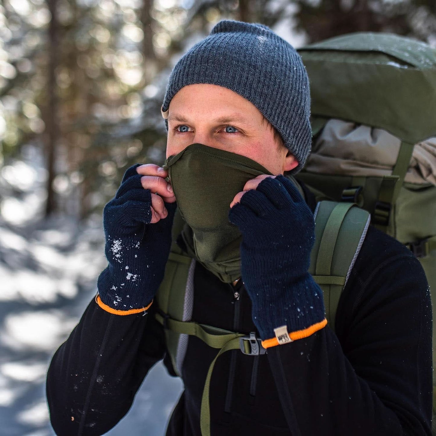 Microweight Wool Neck Gaiter Multiclava - Woolverino