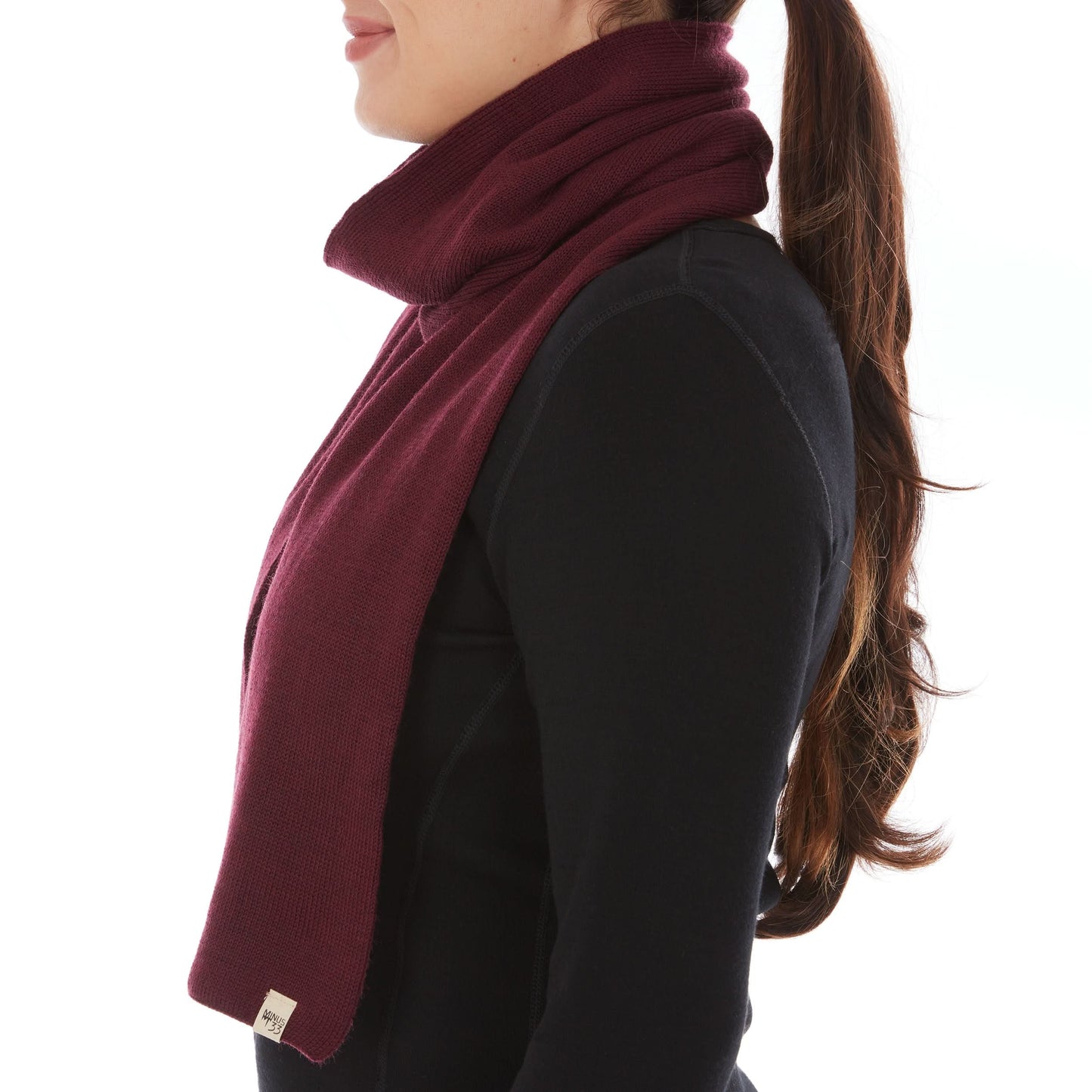 100% Merino Wool Knit Scarf - Midweight