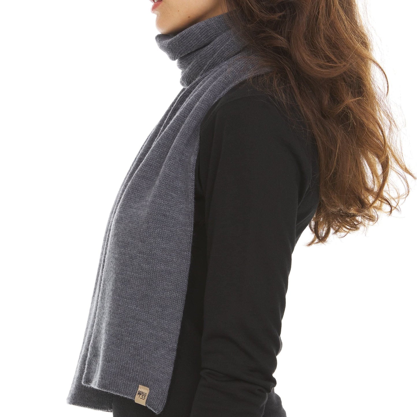 100% Merino Wool Knit Scarf - Midweight