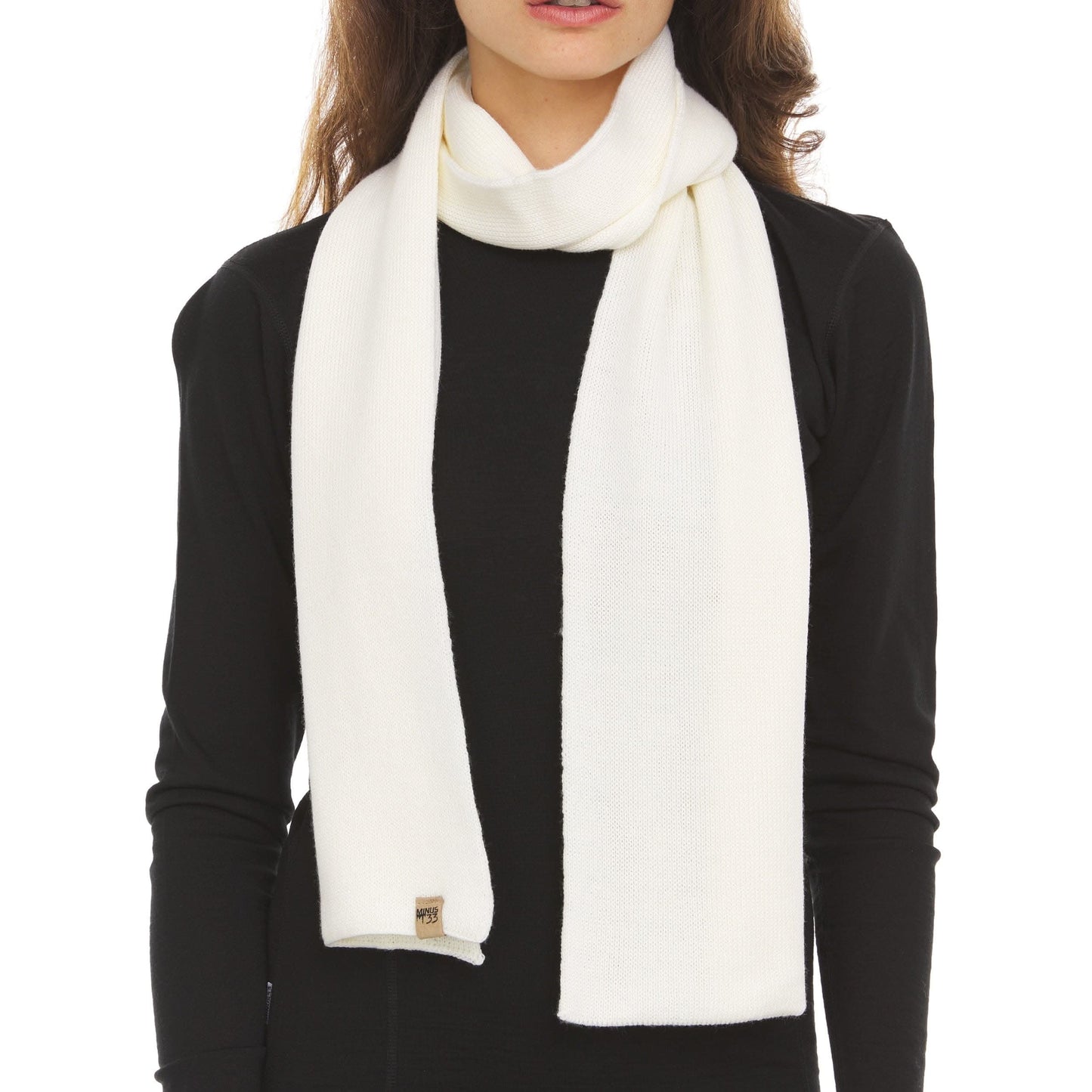 100% Merino Wool Knit Scarf - Midweight