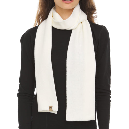 100% Merino Wool Knit Scarf - Midweight