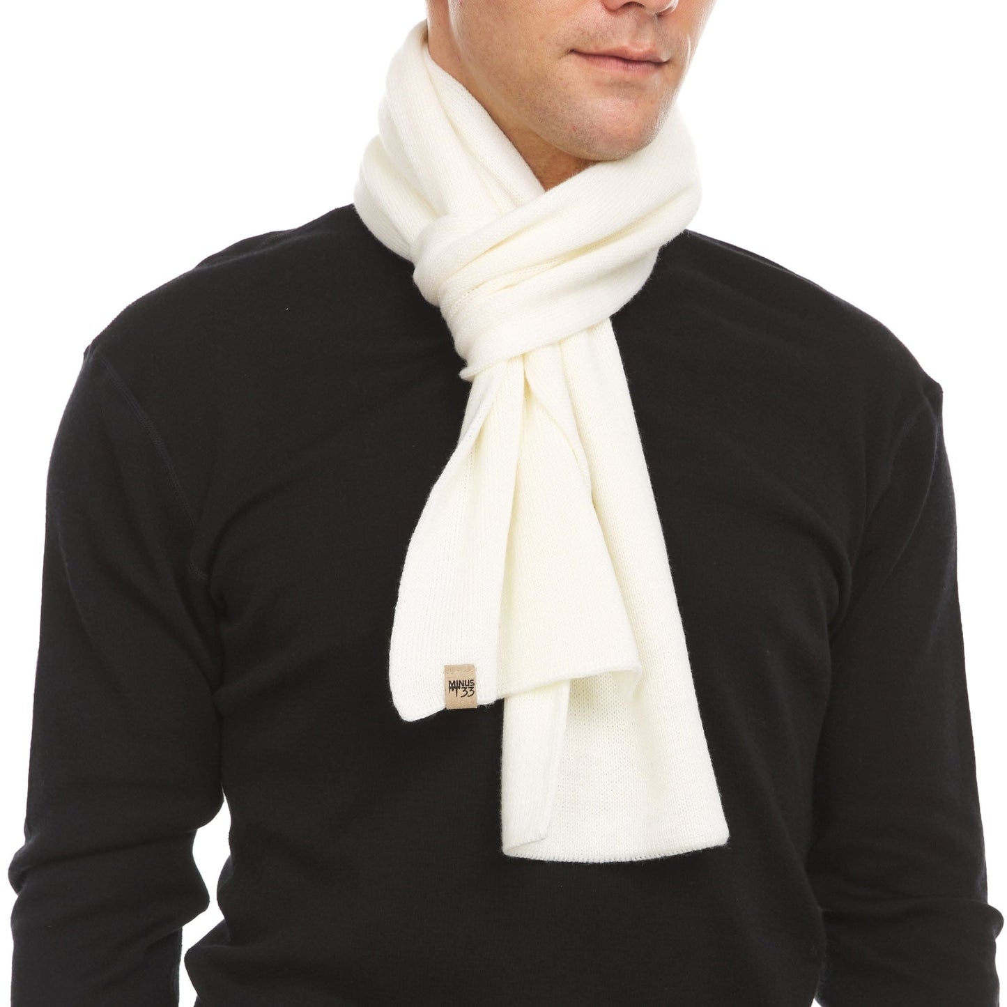 100% Merino Wool Knit Scarf - Midweight