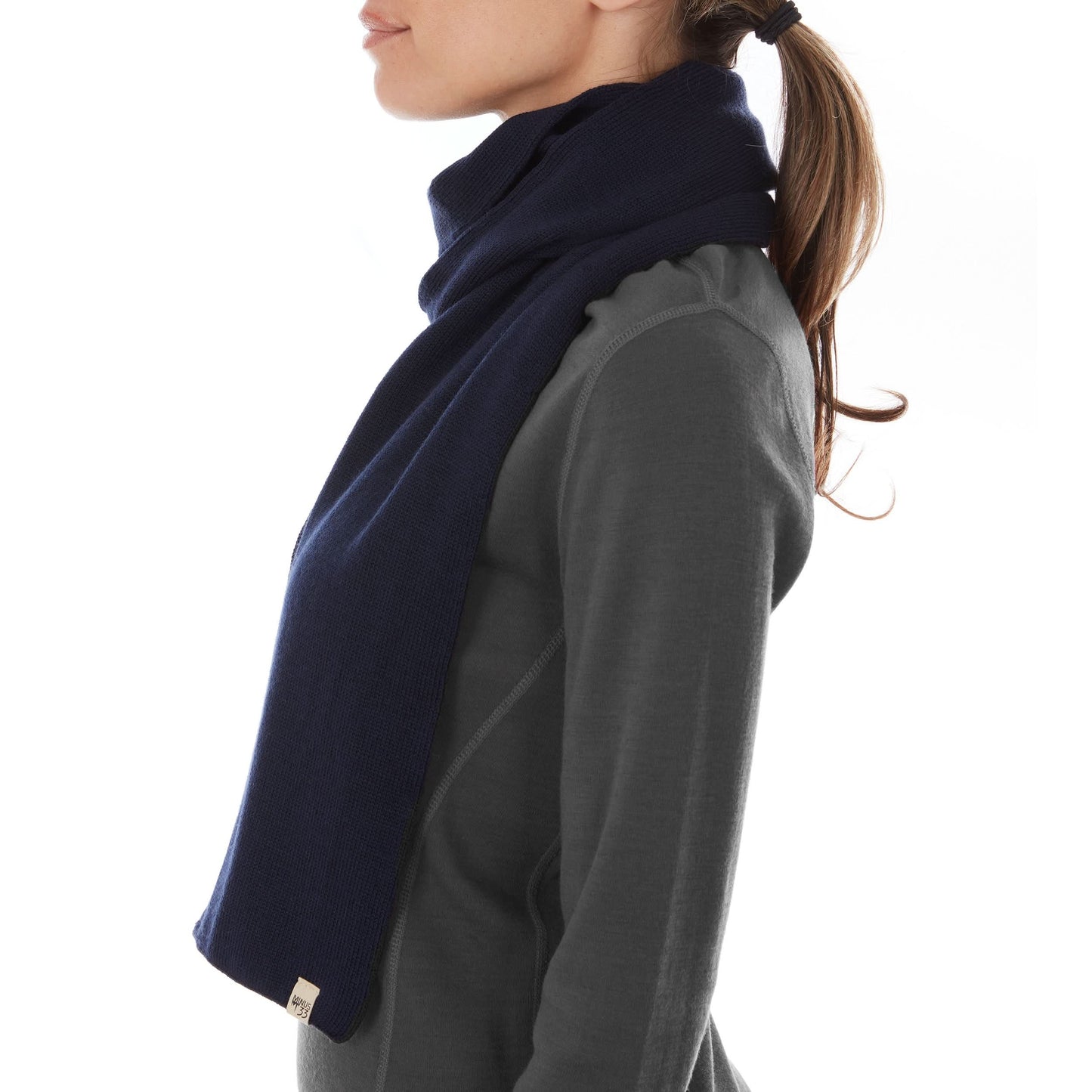 100% Merino Wool Knit Scarf - Midweight
