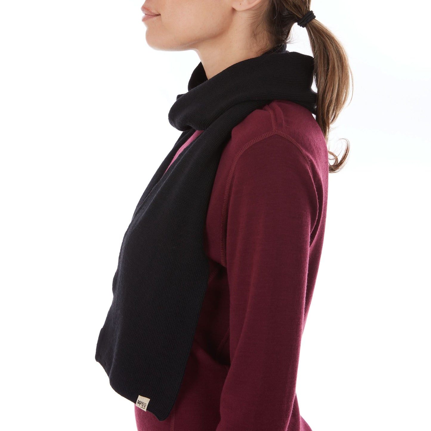 100% Merino Wool Knit Scarf - Midweight