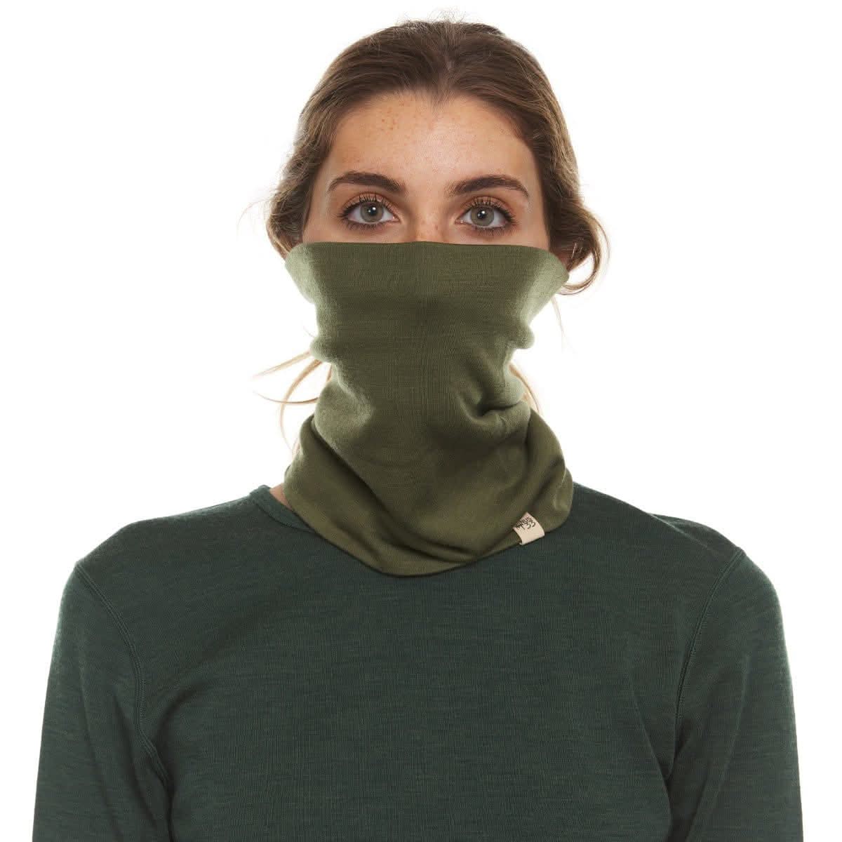 Midweight Wool Neck Gaiter - 100% Merino Wool