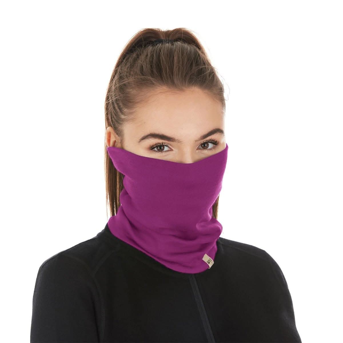 Midweight Wool Neck Gaiter - 100% Merino Wool