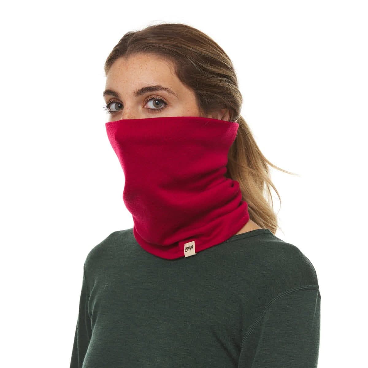 Midweight Wool Neck Gaiter - 100% Merino Wool