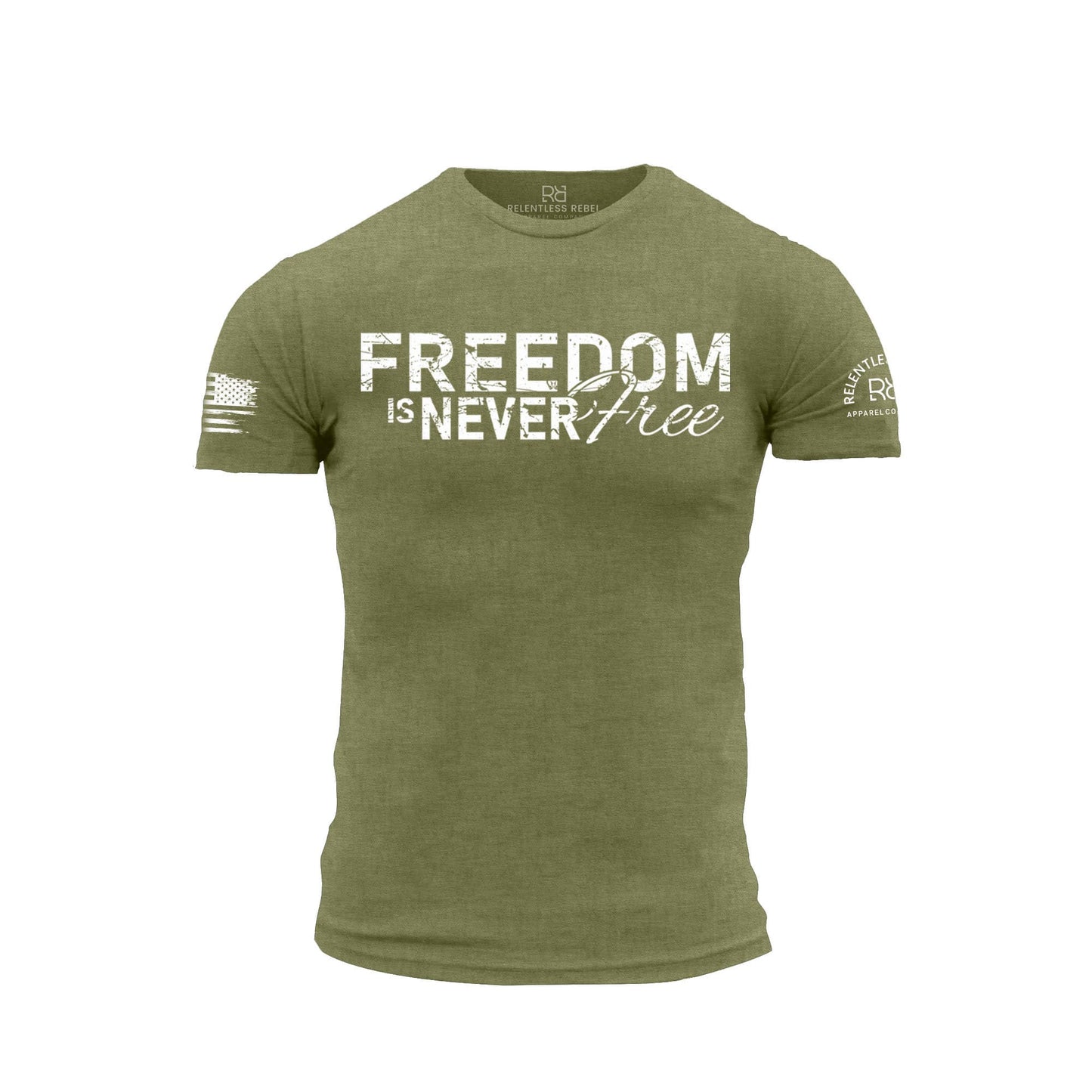 Freedom Is Never Free | Front | Premium Men's Tee