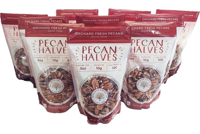 Orchard Fresh Raw Pecan Halves – Premium Shelled Texas Pecans