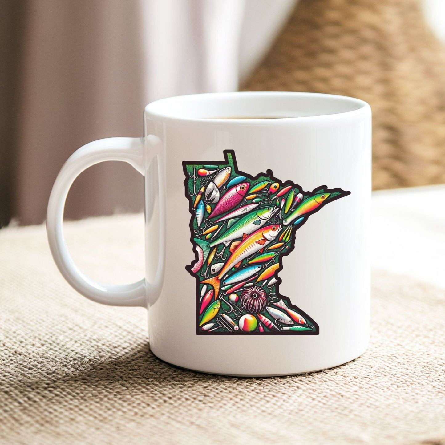 Minnesota Fishing Lures Mug