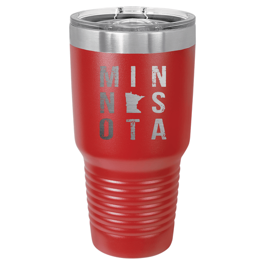 Minnesota Square Design | Polar Camel Tumbler