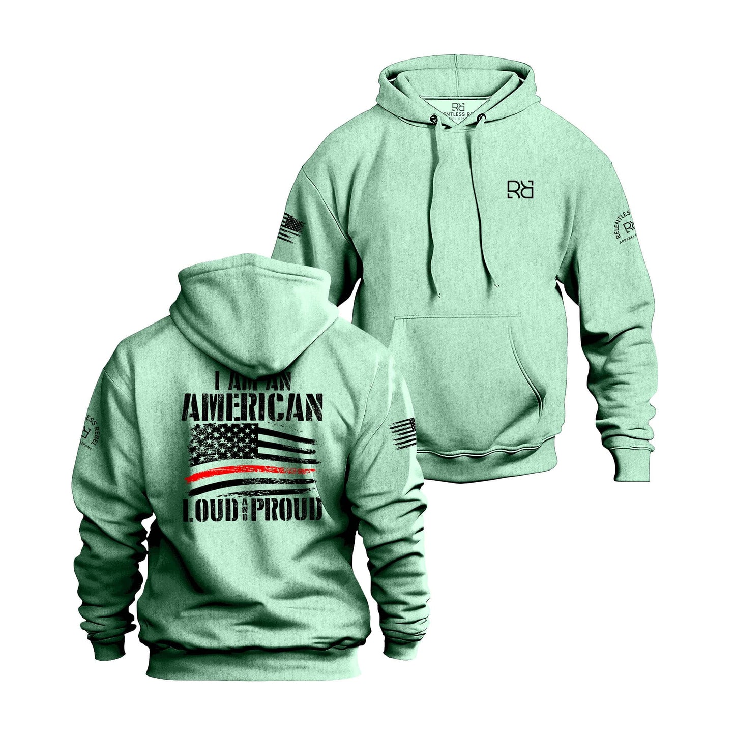I Am an American - Loud and Proud | Men's Hoodie