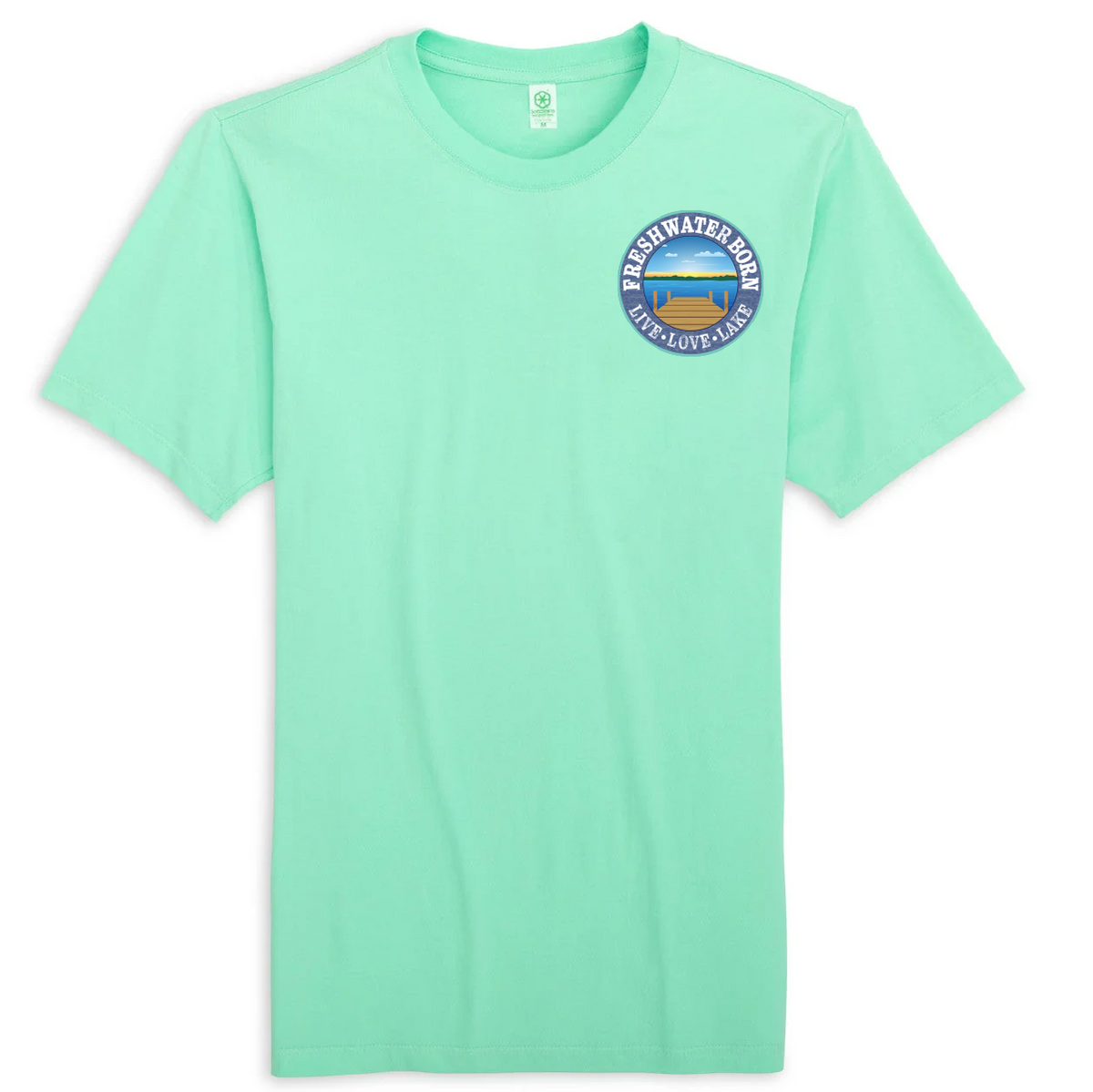 Freshwater Born- Heartland Heritage Men's Cotton Tee