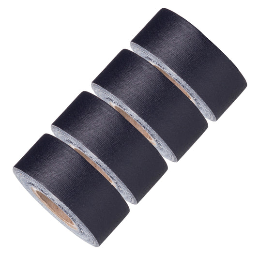 Mini Gaffer Tape Rolls by GafferPower 1 inch x 8yards - Pack of 4 Black, Made in The USA, Heavy Duty Gaffer's Tape