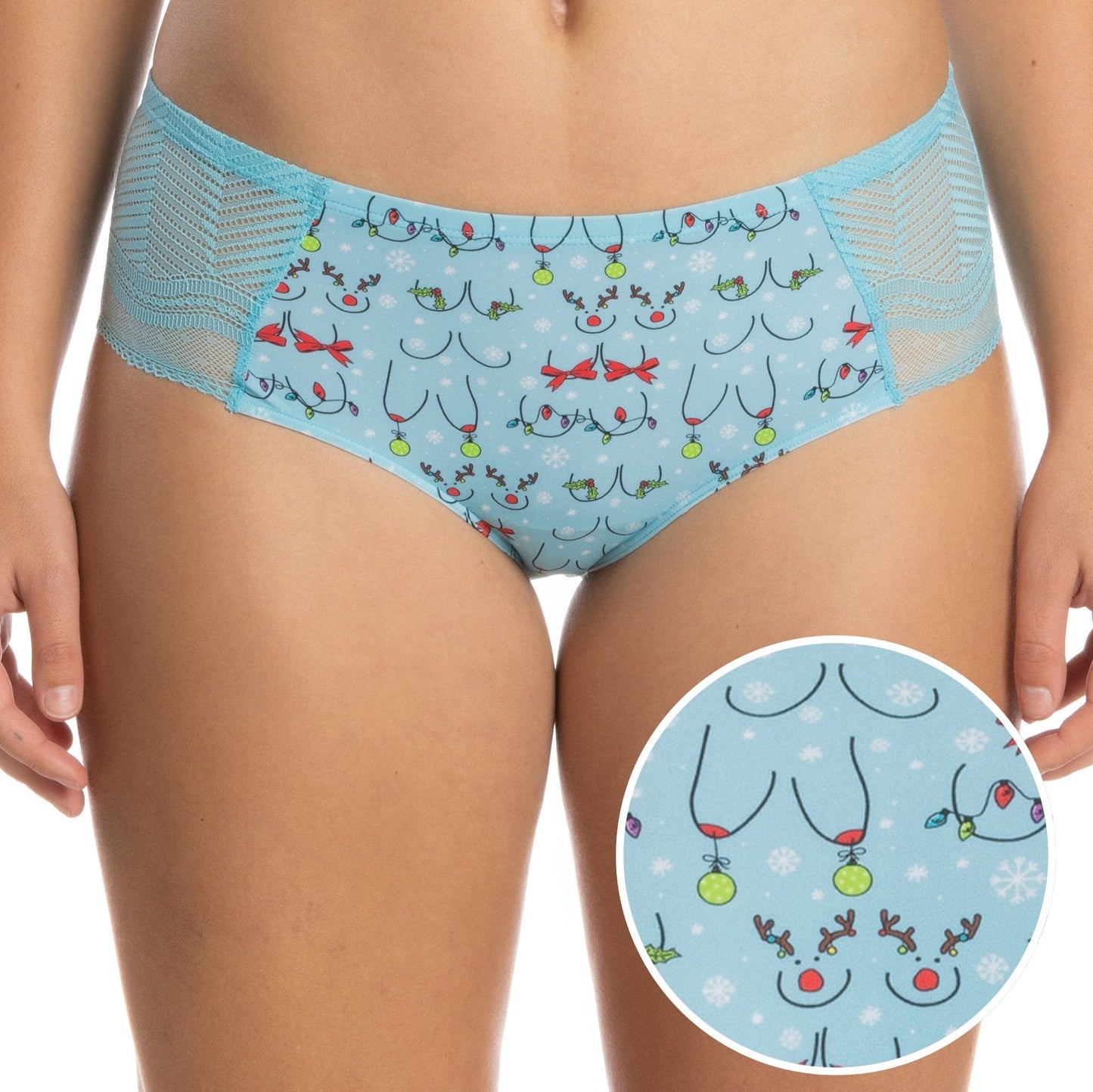 The Mistletots | Christmas Bust Lace Bikini