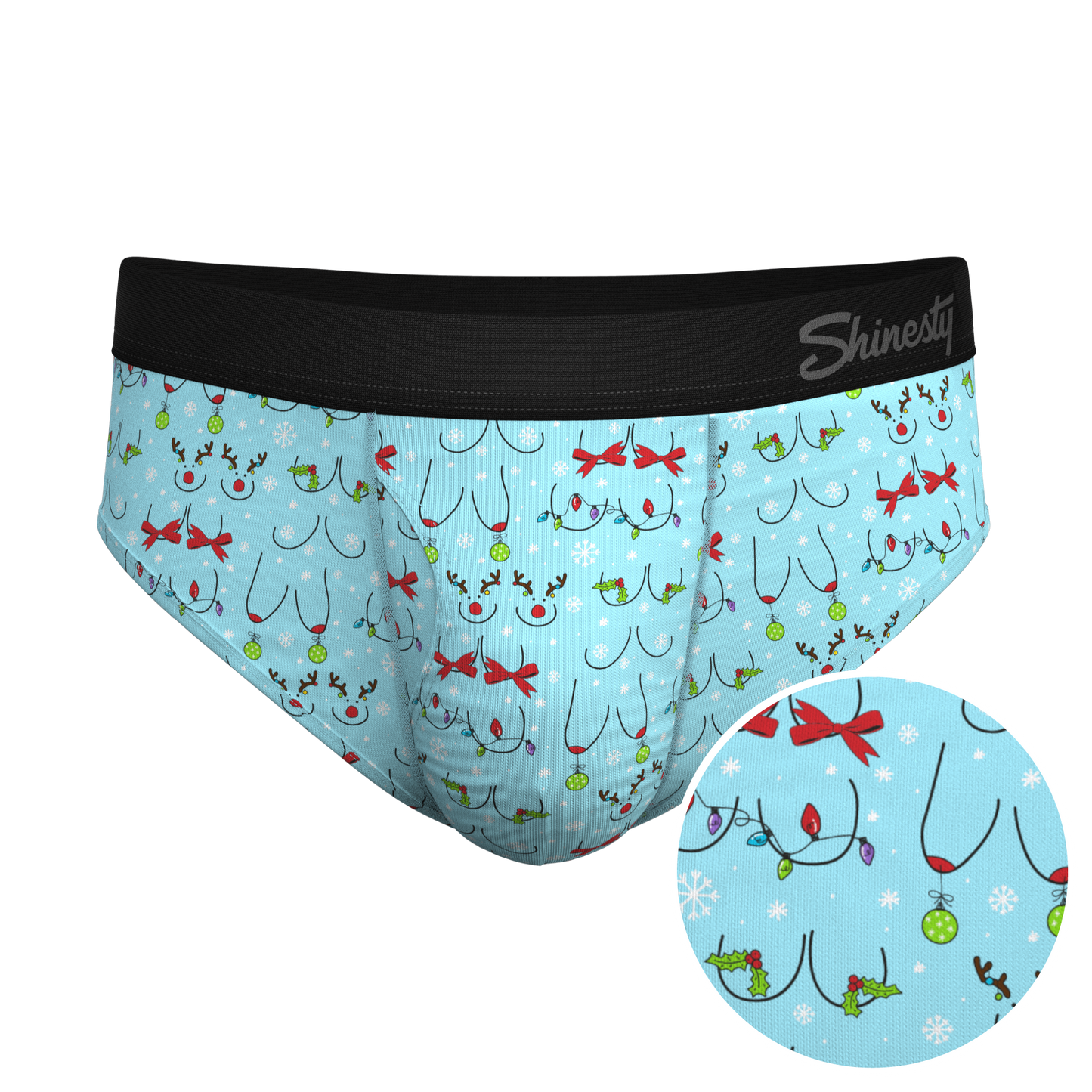 The Mistletits | Christmas Bust Ball Hammock® Pouch Underwear Briefs