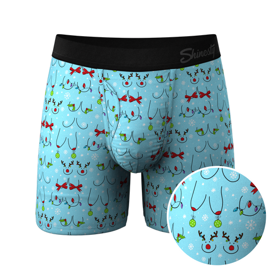 The Mistletots | Christmas Bust Ball Hammock® Pouch Underwear With Fly