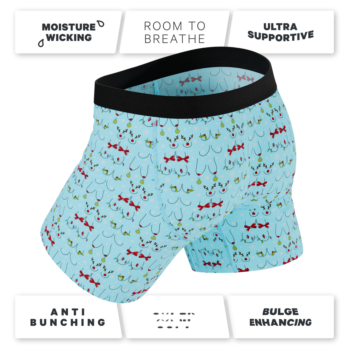 The Mistletots | Christmas Bust Ball Hammock® Pouch Underwear