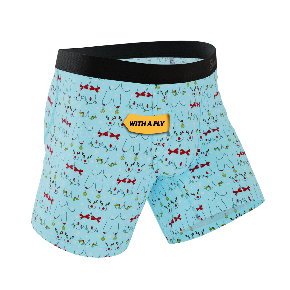 The Mistletots | Christmas Bust Ball Hammock® Pouch Underwear With Fly
