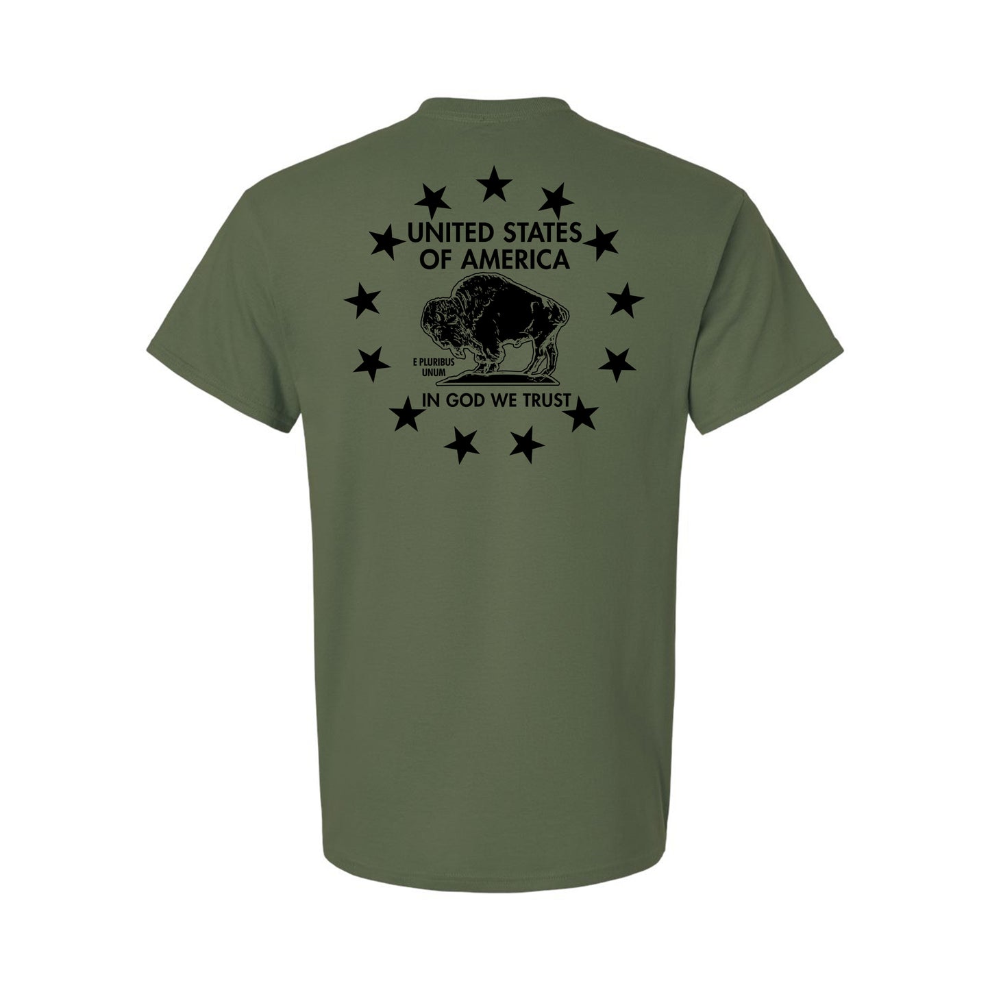 American Buffalo - In God We Trust T-Shirt